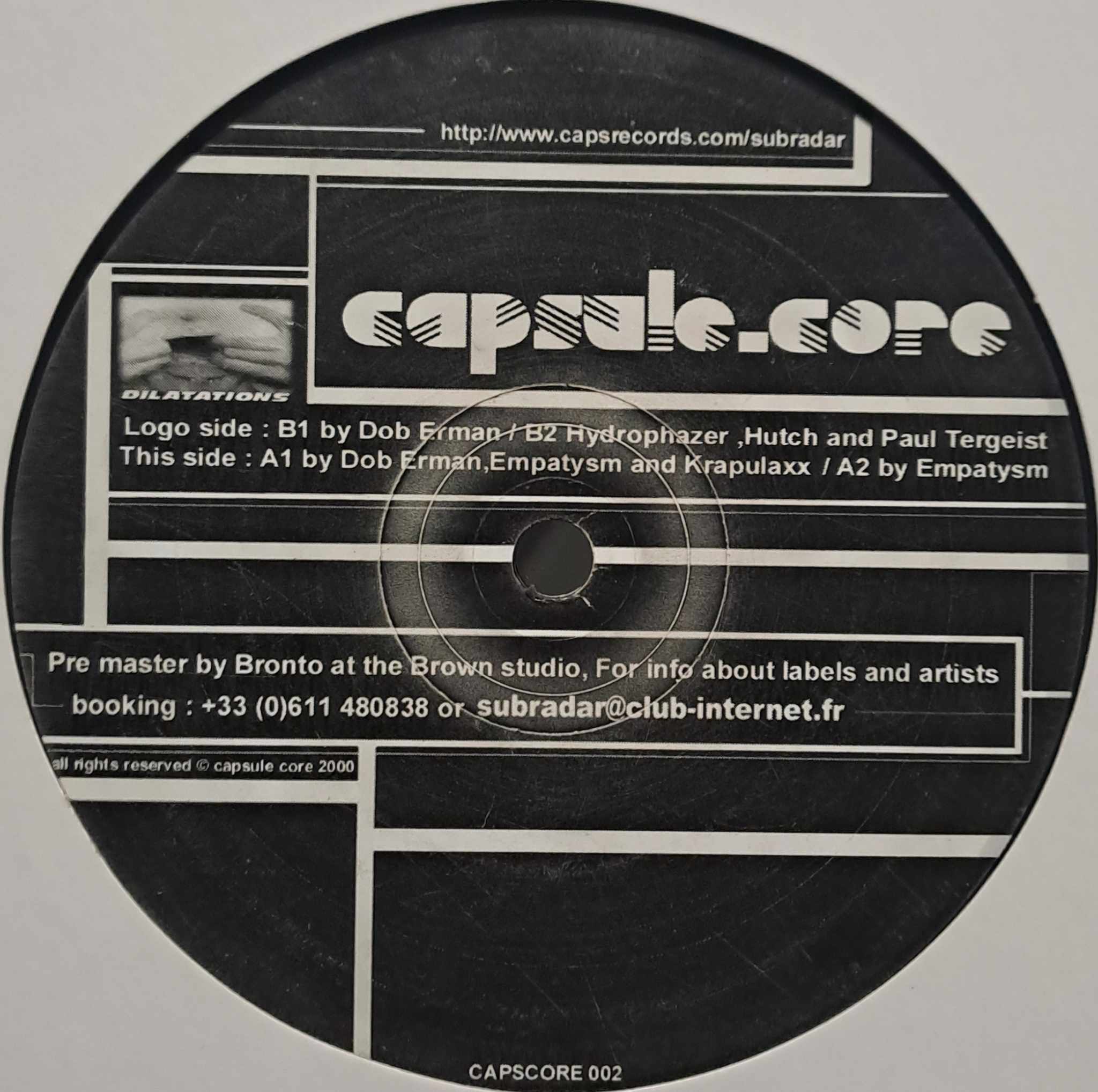 Capsule Core 02 (original) - vinyle hardcore
